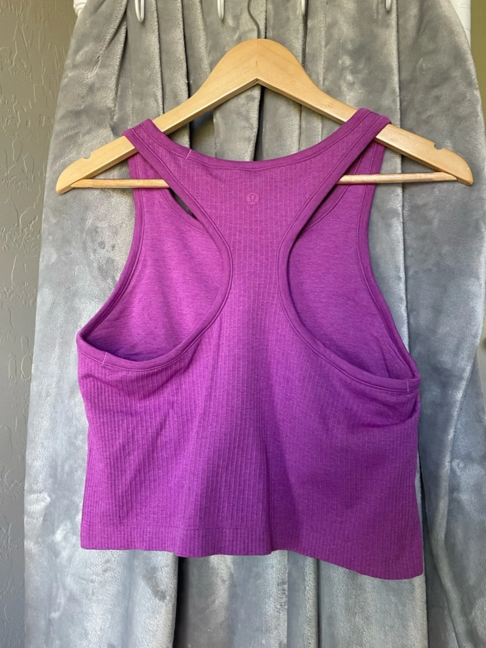 lululemon athletica Purple Ribbed Racerback Tank - Picture 3 of 3